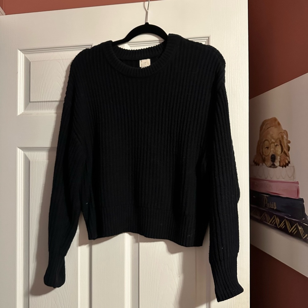 Black Crewneck Sweater